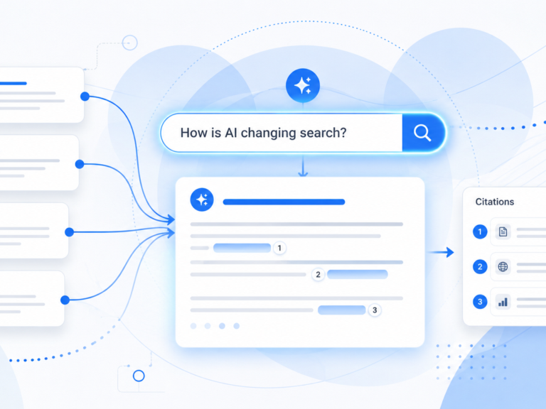 How to show up in the AI overview graphic